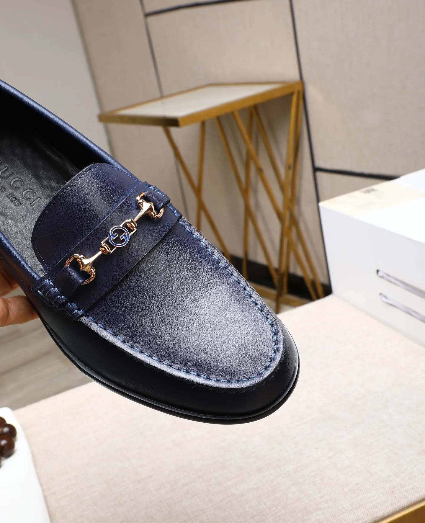 Men's shoes 💰500📛📛Original (water-dyed cow lining) GUCCI official website formal shoes🌀 Italian🇮🇹imported cowhide➕Top imported water-dyed cowhide lining💋Finely handmade Original bottom, the real thing looks better when photographed in person Standard size 38-44 (45 46 custom-made)